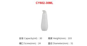 Cosmetische plastic fles Jh-cy602-30ml