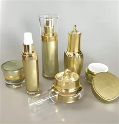 Glazen huidverzorgingsfles